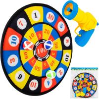 Дартс   Липучка  28 см с пистолетом     1850960