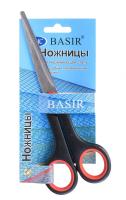 Ножницы  офис.  180 мм. BASIR  резин. /12   503