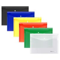 Папка - конверт  с кнопкой   А4  плотная   Berlingo /12