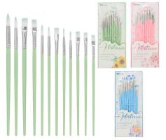 Кисти Нейлон  Ассорти   /набор  12шт./   7517