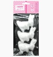 Заготовка  Зайчик 75 мм.   (цена за набор  3 шт)