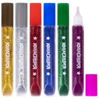 Гель  с  блёстками  (набор    5цв)   Юнландия  662249