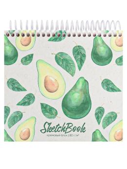 Блокнот Скетч   99,00   А6+  64л. спираль  Авокадо