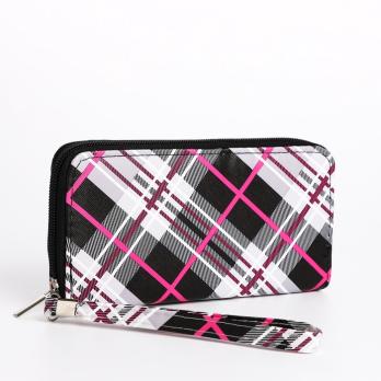 Кошелёк 280,00 жен. Клетка одна молния 9730904