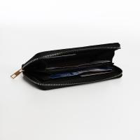 Кошелёк 290,00 жен. Черный одна молния 9869956