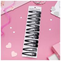 Укр. Зажим   Чпок 4,8 см. Черный /12  461266  #2