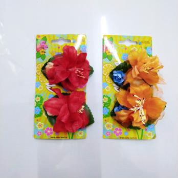 Укр. Зажим  Цветок /2 цена за 1 шт  #10