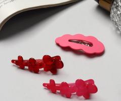 Укр. Зажим  Чпок 5 см. Джаннет (цена за набор 3 шт)  9732093  #6