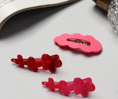 Укр. Зажим  Чпок 5 см. Джаннет (цена за набор 3 шт)  9732093  #6