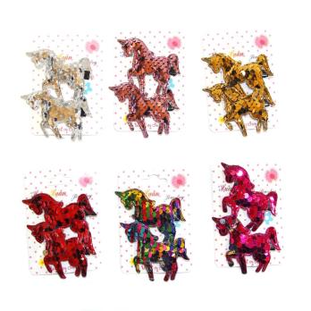 Укр. Зажим  39,00  Чпок Лошадки (набор 2 зажима)  #13