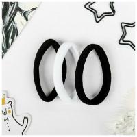 Укр. Резинка   /набор 3шт/ Чёрная  Трио 4332527  #1