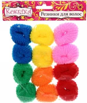 Укр. Резинка   /набор 12 шт./ Минивложение 428-367  #2