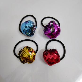 Укр. Резинка  Помпон из  пайеток  F-223  #11