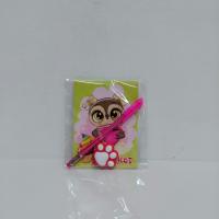 Блокнот  + ручка + брелок  д/девочек