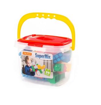 Конструктор  Полесье  30 эл  Супер микс Ведерко  51578