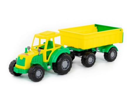 Трактор  Мастер  с  прицепом  35257
