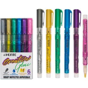 Маркер   Акриловые     6 цв
