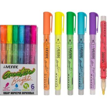 Маркер   Акриловые     6 цв