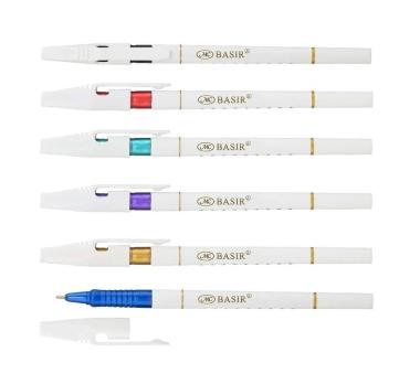 9,40  Ручка  МАСЛ. BASIR Белый корпус /50  7049