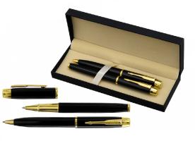 Ручка  подароч. 390,00  BASIR набор две ручки черные  7783