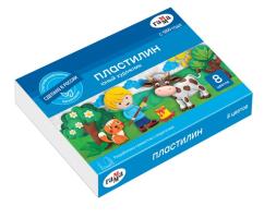 Пластилин   8цв.  ГАММА  /24
