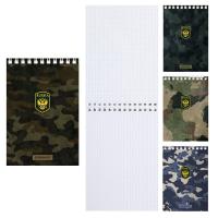 Блокнот  34,00  Милитари А 6  40л. спираль /12   2052