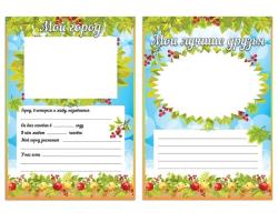 Портфолио  листы  Ученика / набор  16 листов/  126896