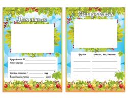 Портфолио  листы  Ученика / набор  16 листов/  126896