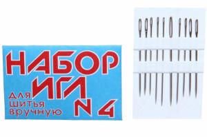Иглы  Швейные №4  (набор 10шт)