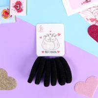 Укр. Резинка   /набор  6 шт/  Черные  10815311 #4