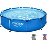 Надув. Бассейн   305*76   КАРКАСНЫЙ   с  насос-фильтром