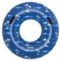 Надув. Круг 119см.  Морское путешествие с ручками в коробке  36353