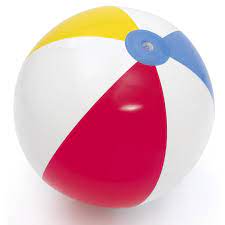 Надув. Мяч 50-51 см.  4-х ЦВЕТ.