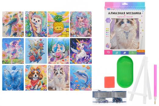 Алмазная  вышивка  315,00   21*25  в  коробке