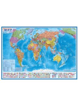 Карта  Мира   Политич.  107*157  Ламинация  КН063