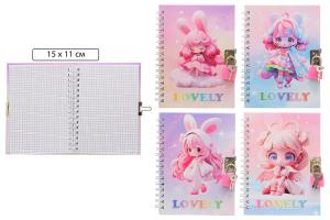 Блокнот 136,00   замоч.  Девочка  7751