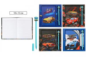 Блокнот 244,00  замоч. + ручка  Машины  5487