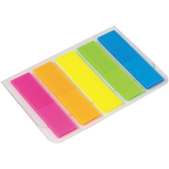 Закладки  липкие  4/5 цвета  НЕОН