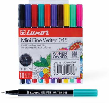 Линер   (набор 10 цв.)  Luxor 045  малые