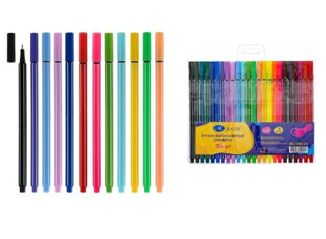 Линер   (набор 24 цв.)  BASIR   7095-24