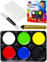 Краски  Аквагрим  6цв.  4624