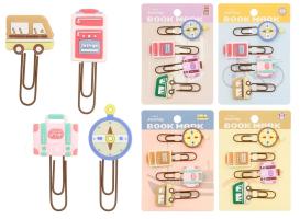 Закладки-Скрепки  (набор 4 штуки)