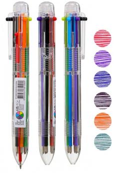 42,50  Ручка  6-цветная /36  8688