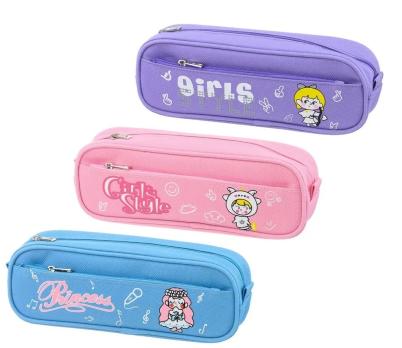 Пенал - косметичка  Овал  с  рисунком Девочка 6152