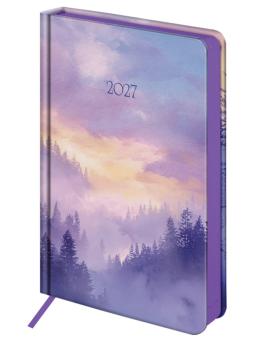 Ежедневник  430,00  Датиров.  2027  Кож.  А-5   Пастель