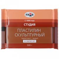 Пластилин  Скульптурный  ГАММА 0,5кг. телес, серый, терракот.