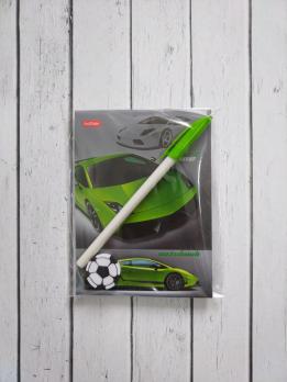 Блокнот   + ручка + ластик  д/мальчиков