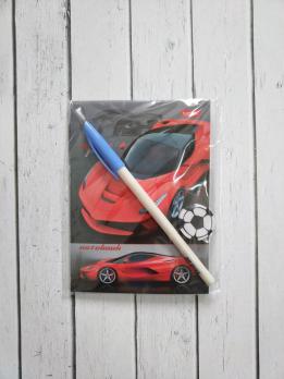 Блокнот   + ручка + ластик  д/мальчиков