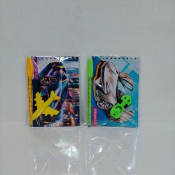 Блокнот   + ручка + ластик  д/мальчиков