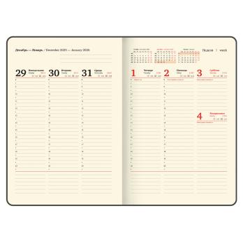 Ежедневник   Датиров.  2025  Кож.  А-4